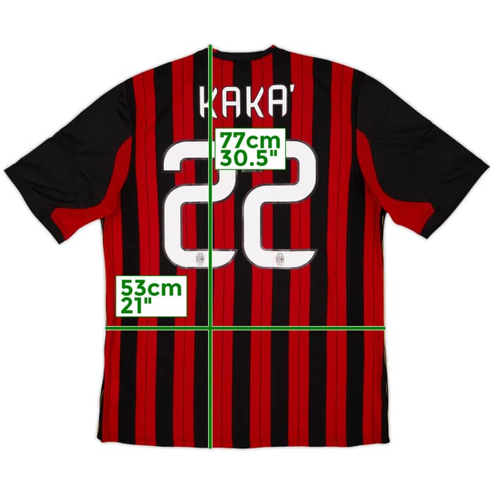 2013-14 AC Milan Home Shirt Kaka #22 - 10/10 - (XL)