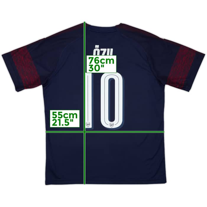 2018-19 Arsenal Away Shirt Ozil #10 - 9/10 - (L)
