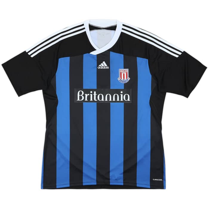 2011-12 Stoke City Away Shirt Crouch #25 - 10/10 - (XL)