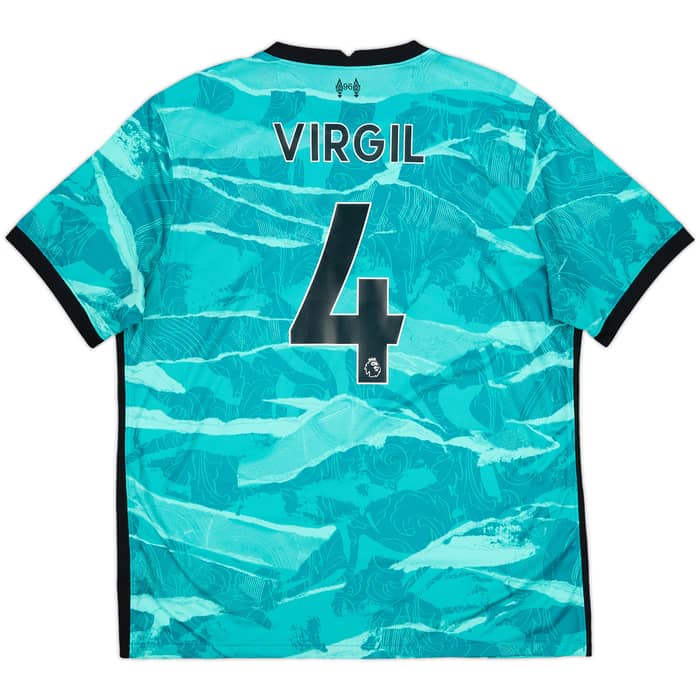 2020-21 Liverpool Away Shirt Virgil #4 - 10/10 - (XL)