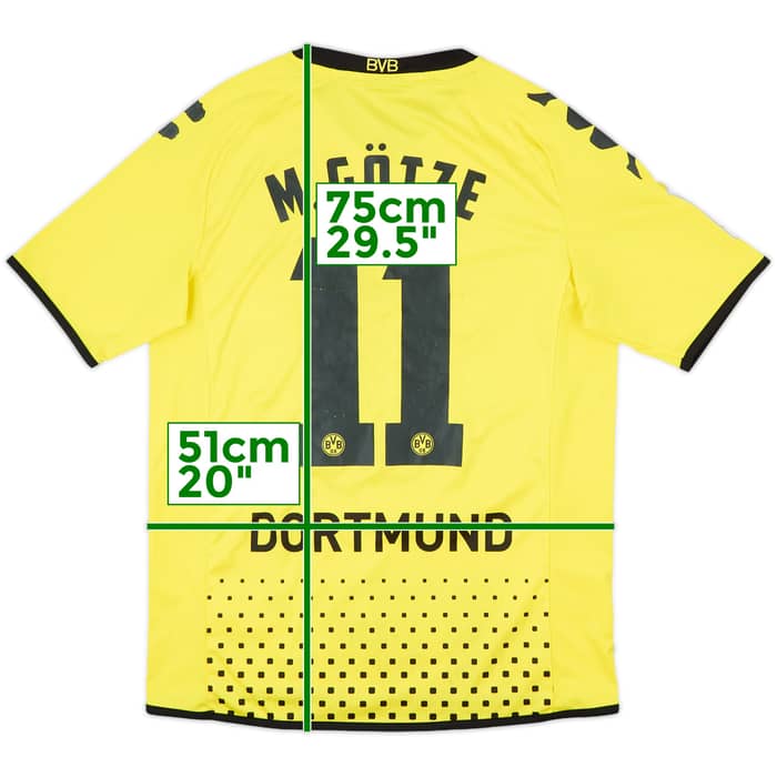 2011-12 Borussia Dortmund Home Shirt M.Gotze #11 - 5/10 - (M)