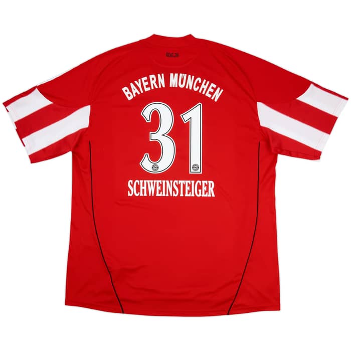 2010-11 Bayern Munich Home Shirt Schweinsteiger #31 - 7/10 - (3XL)