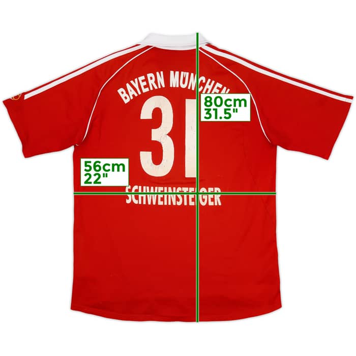 2006-07 Bayern Munich Home Shirt Schweinsteiger #31 - 5/10 - (L)