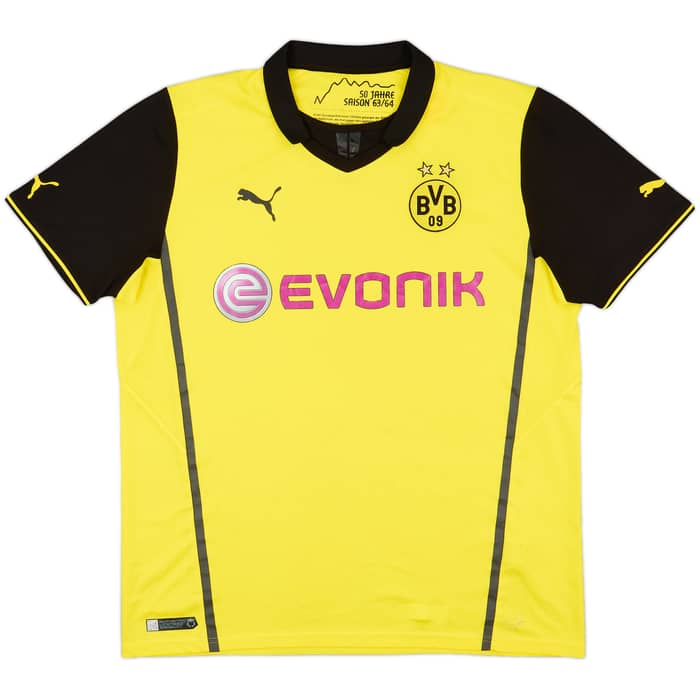 2013-14 Dortmund CL Home Shirt - 8/10 - (XL)