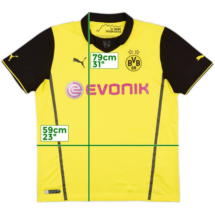 2013-14 Dortmund CL Home Shirt - 8/10 - (XL)