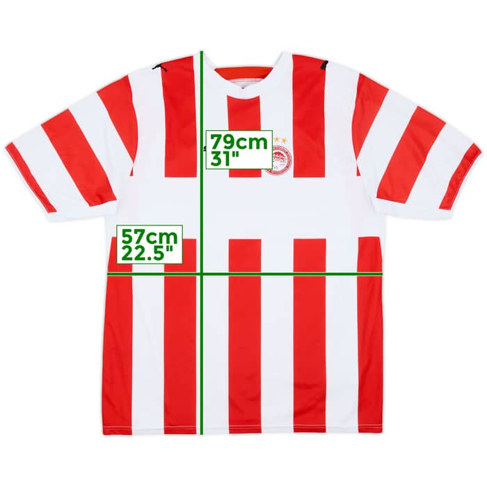 2006-07 Olympiakos Home Shirt - 9/10 - (XL)