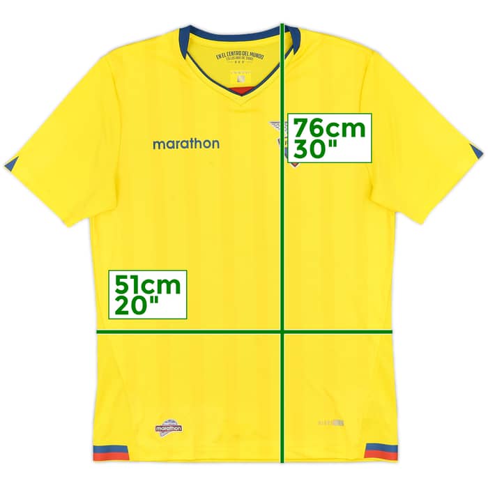 2017-18 Ecuador Home Shirt - 7/10 - (L)