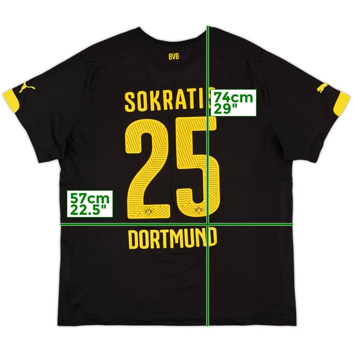2014-16 Borussia Dortmund Away Shirt Sokratis #25 - 6/10 - (XL)