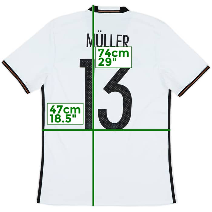 2015-16 Germany Home Shirt Muller #13 - 9/10 - (S)