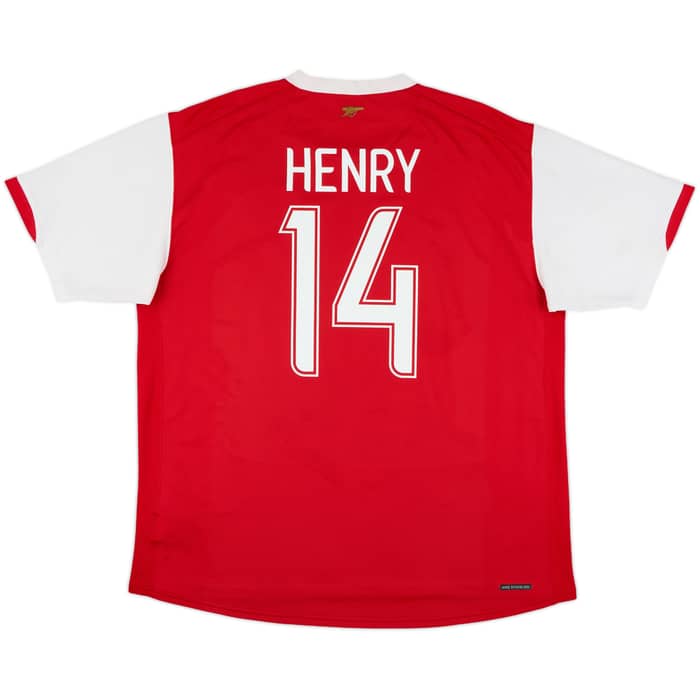 2006-08 Arsenal Home Shirt Henry #14 - 6/10 - (XL)