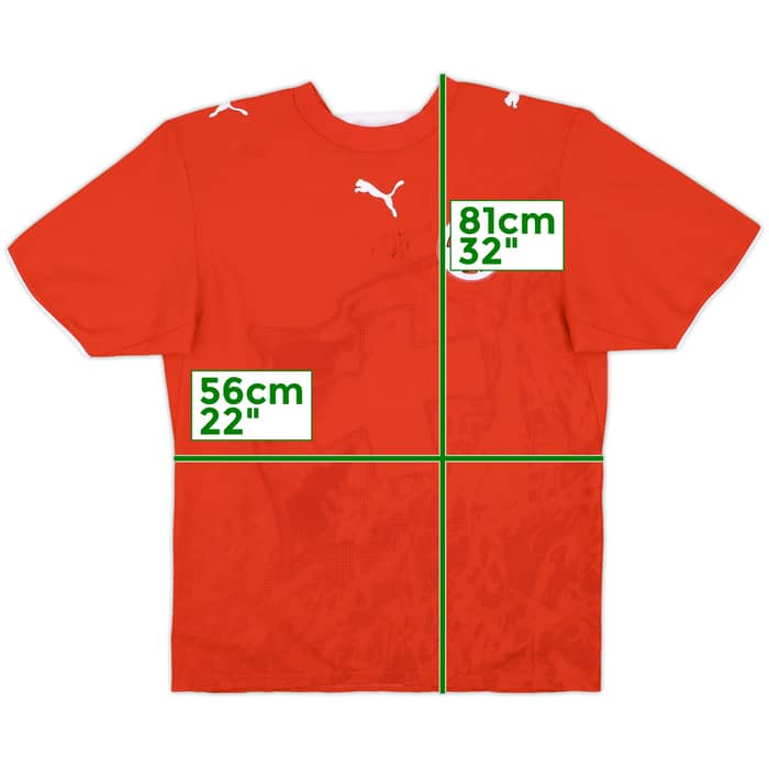 2006-08 Switzerland Home Shirt - 7/10 - (M)