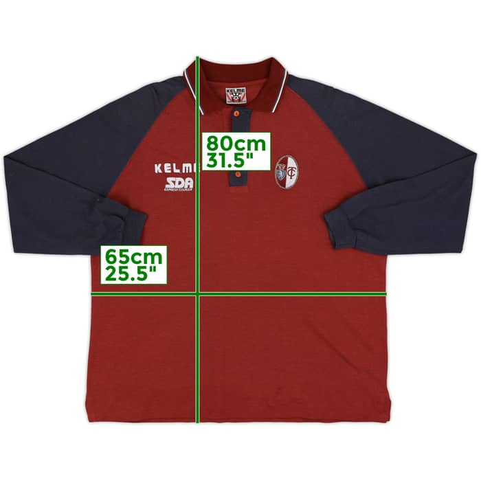1996-97 Torino Kelme Polo L/S Shirt - 8/10 - (L)