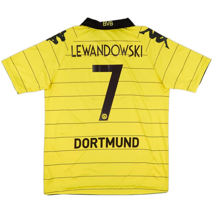 2010-11 Borussia Dortmund Home Shirt Lewandowski #7 - 7/10 - (L)