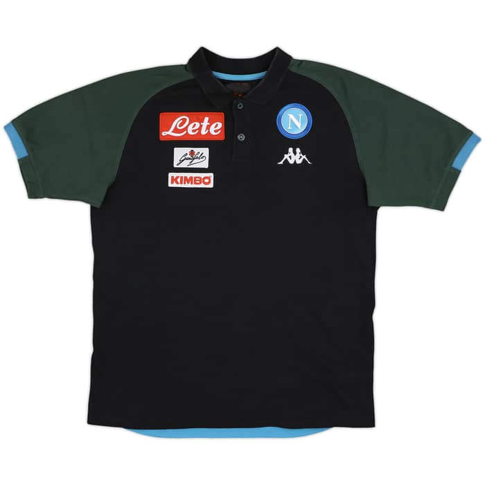 2018-19 Napoli Kappa Polo Shirt - 8/10 - (XXL)