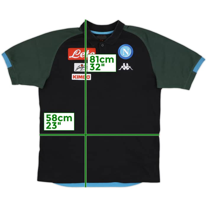 2018-19 Napoli Kappa Polo Shirt - 8/10 - (XXL)