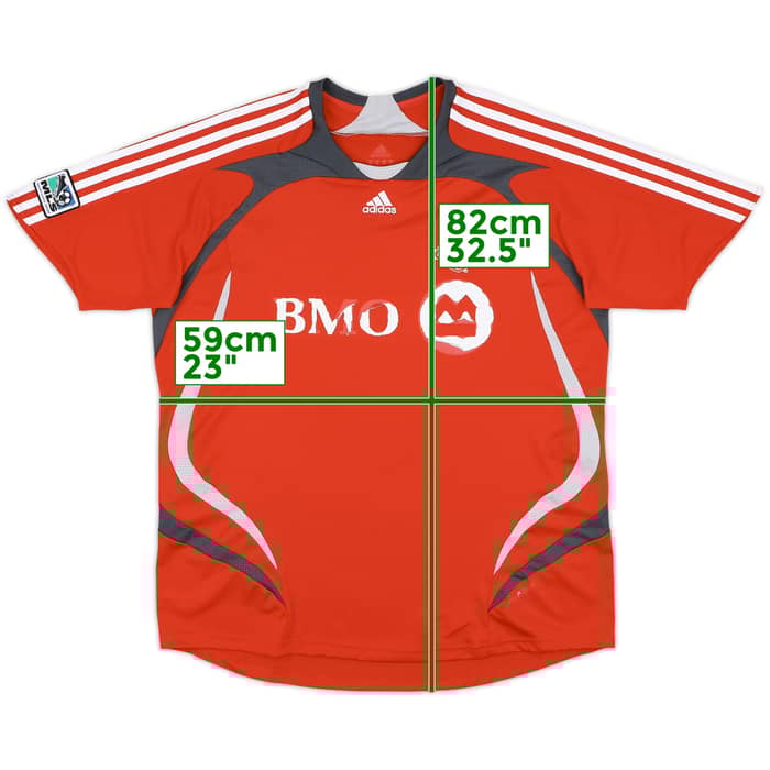 2007-08 Toronto FC Home Shirt - 4/10 - (XL)