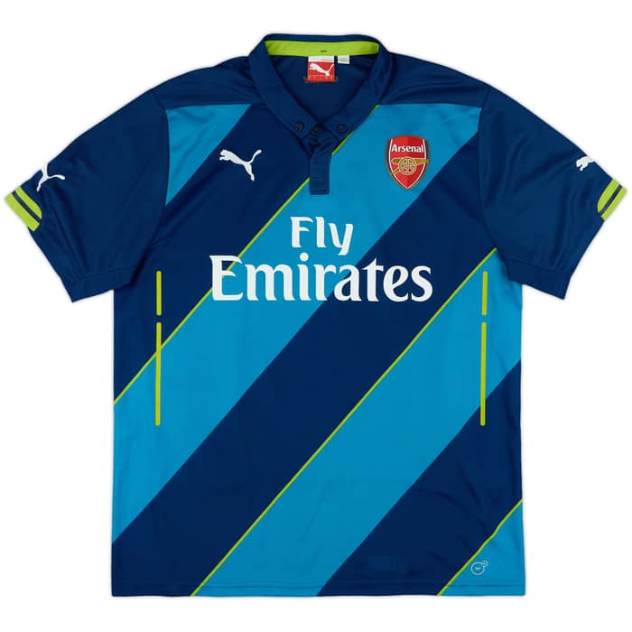 2014-15 Arsenal Third Shirt Arteta #8 - 8/10 - (L)