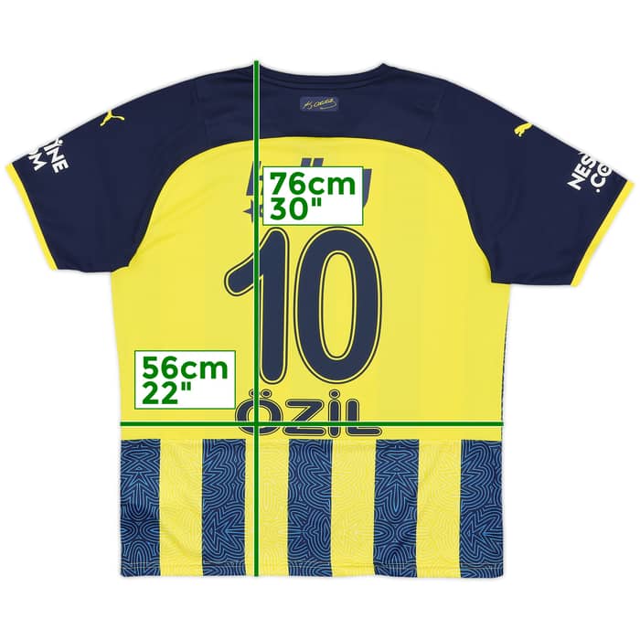 2021-22 Fenerbahce Home Shirt Ozil #10 - 9/10 - (L)