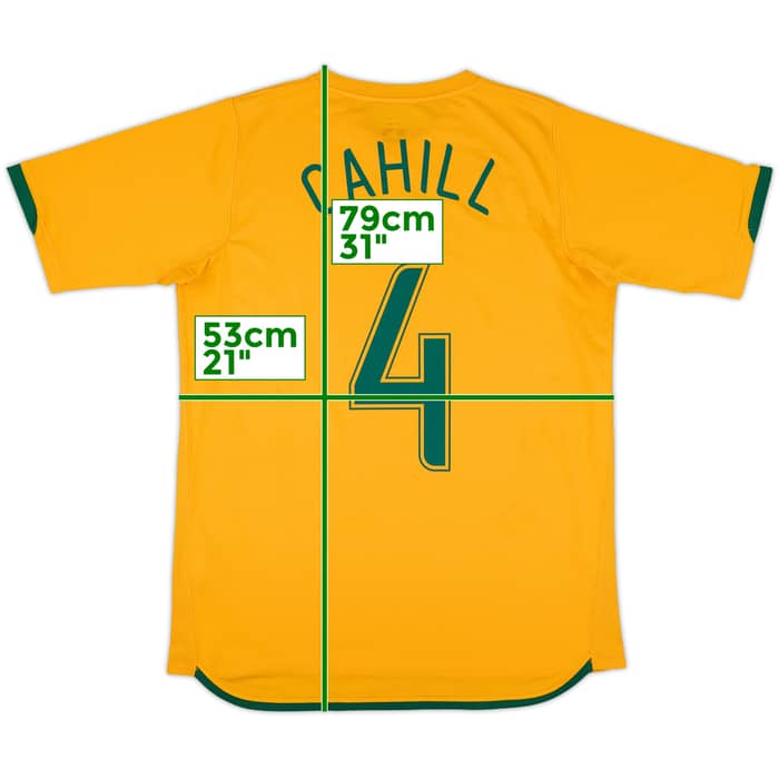 2006-08 Australia Home Shirt Cahill #4 - 8/10 - (M)