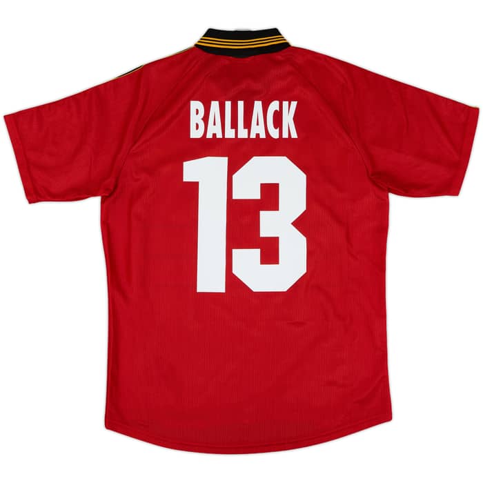 1998-00 Bayer Leverkusen Home Shirt Ballack #13 - 8/10 - (M)