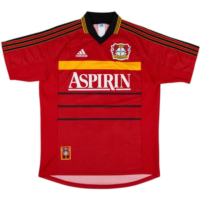 1998-00 Bayer Leverkusen Home Shirt Ballack #13 - 8/10 - (M)