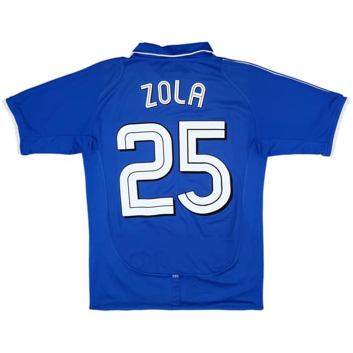 2001-03 Chelsea Home Shirt Zola #25 - 8/10 - (S)