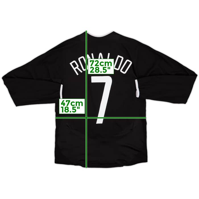 2003-05 Manchester United Away L/S Shirt Ronaldo #7 - 8/10 - (S)