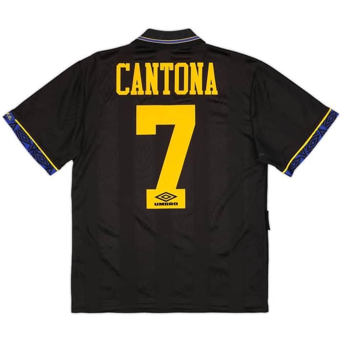 1993-95 Manchester United Away Shirt Cantona #7 - 8/10 - (S)