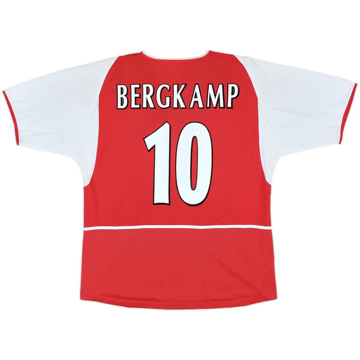 2002-04 Arsenal Home Shirt Bergkamp #10 - 7/10 - (XL)