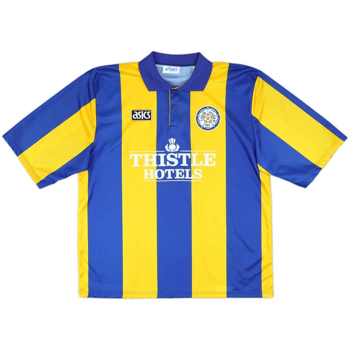 1993-95 Leeds United Away Shirt Yeboah #21 - 10/10 - (XL)
