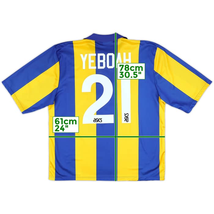 1993-95 Leeds United Away Shirt Yeboah #21 - 10/10 - (XL)