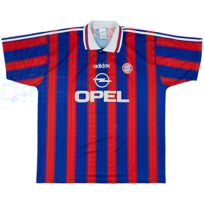 1995-97 Bayern Munich Home Shirt Klinsmann #18 - 6/10 - (XXL)