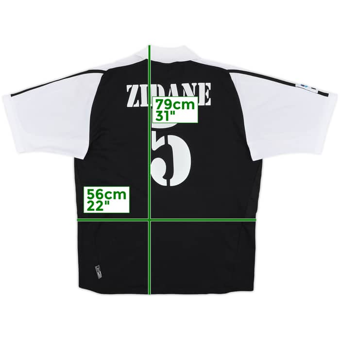 2001 Real Madrid Away Shirt Zidane #5 - 9/10 - (M)