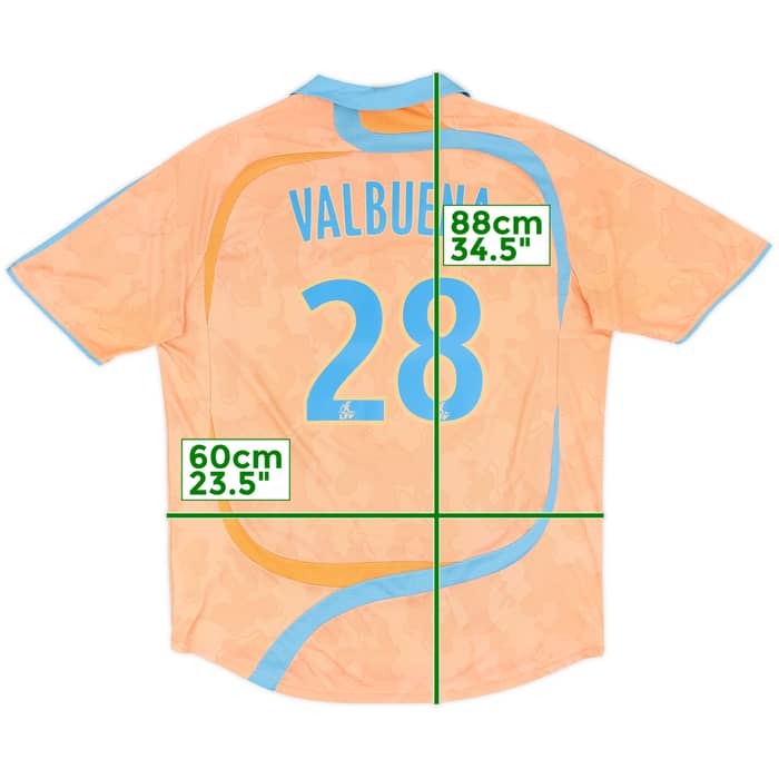 2007-08 Olympique Marseille Third Shirt Valbuena #28 - 7/10 - (XL)