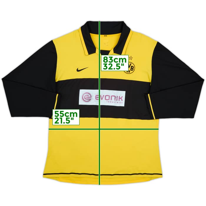 2007-08 Borussia Dortmund Player Issue Home L/S Shirt - 6/10 - (XL)