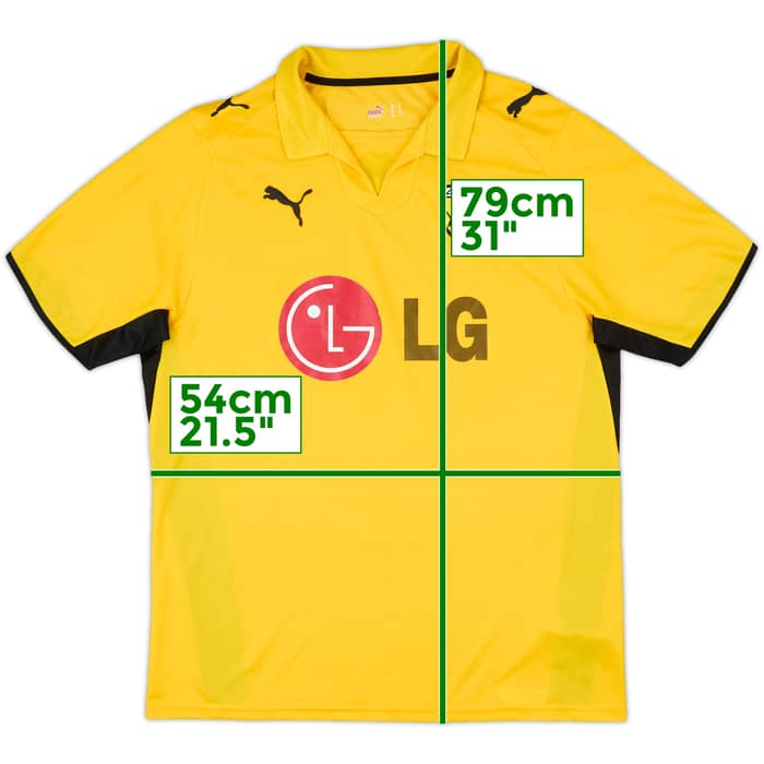 2008-09 AEK Athens Home Shirt - 8/10 - (L)