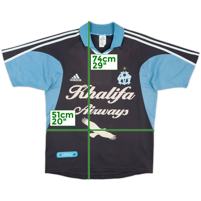 2001-02 Olympique Marseille Away Shirt - 8/10 - (M)