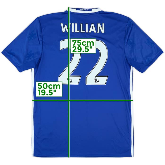 2016-17 Chelsea Home Shirt Willian #22 - 8/10 - (M)