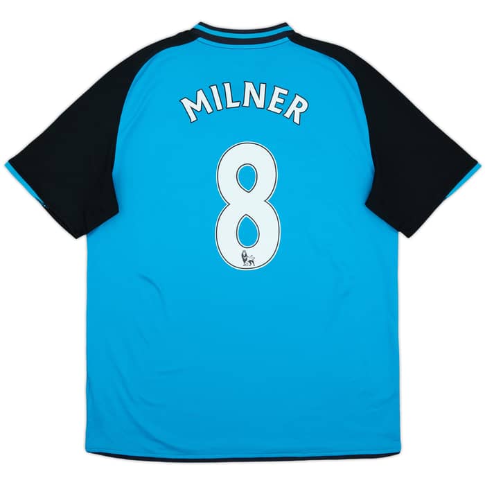 2008-09 Aston Villa Away Shirt Milner #8 - 7/10 - (L)