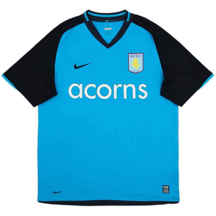 2008-09 Aston Villa Away Shirt Milner #8 - 7/10 - (L)