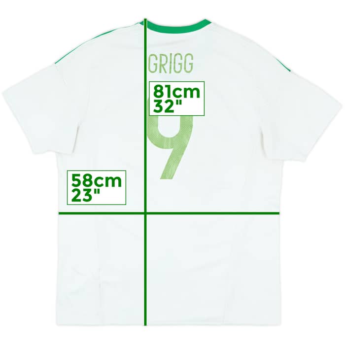 2016-17 Northern Ireland Away Shirt Grigg #9 - 5/10 - (XL)