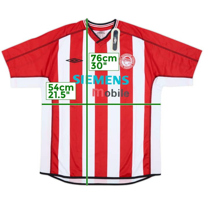 2002-03 Olympiakos Home Shirt (M)
