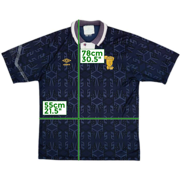 1991-94 Scotland Home Shirt - 6/10 - (L)