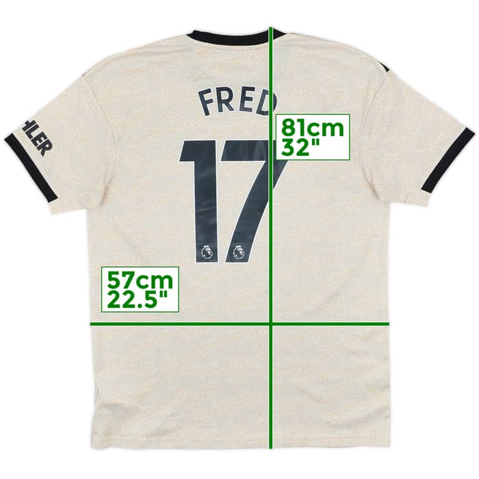 2019-20 Manchester United Away Shirt Fred #17 - 9/10 - (L)