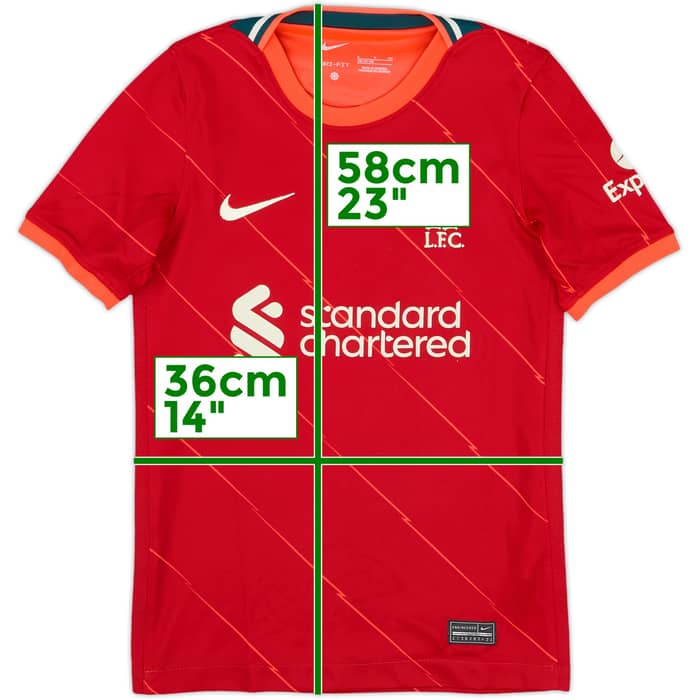 2021-22 Liverpool Home Shirt - 9/10 - (S.Boys)