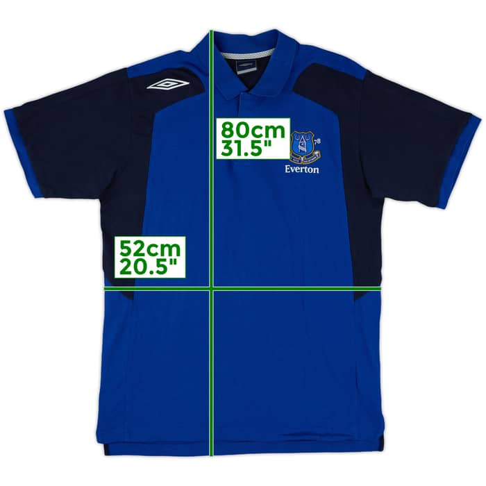 2007-08 Everton Umbro Polo Shirt - 8/10 - (L)