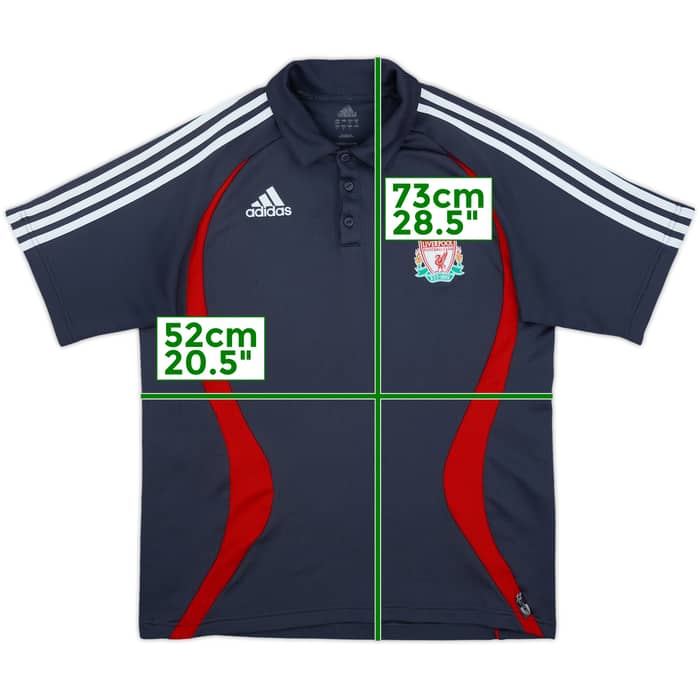 2006-07 Liverpool adidas Polo Shirt - 8/10 - (L)