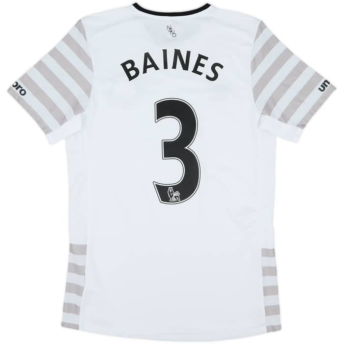 2015-16 Everton Away Shirt Baines #3 - 7/10 - (S)