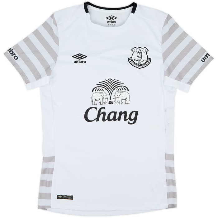 2015-16 Everton Away Shirt Baines #3 - 7/10 - (S)