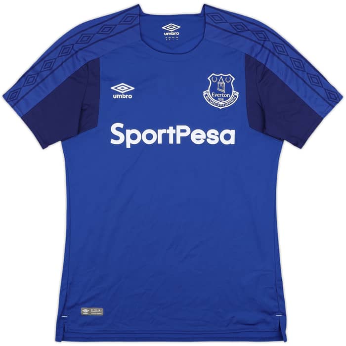 2017-18 Everton Home Shirt Baines #3 - 8/10 - (M)